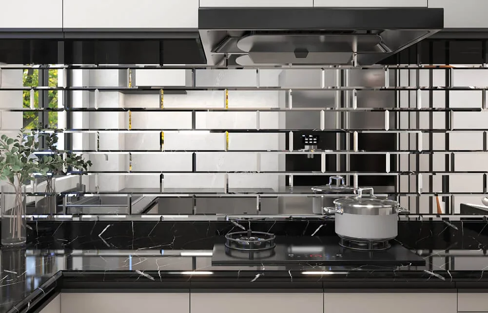 DIY Kitchen Upgrade: How to Install a Mirrored Backsplash Like a Pro